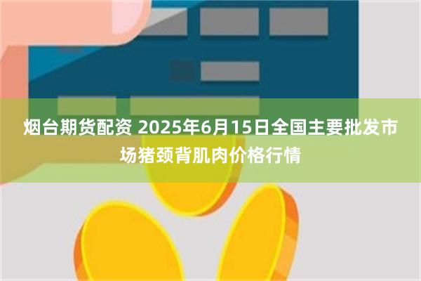 烟台期货配资 2025年6月15日全国主要批发市场猪颈背肌肉价格行情