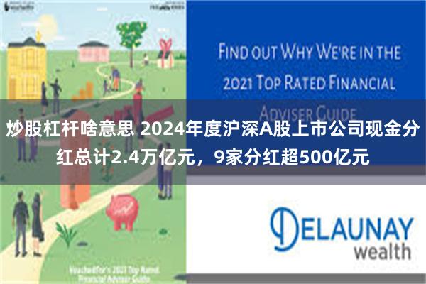 炒股杠杆啥意思 2024年度沪深A股上市公司现金分红总计2.4万亿元，9家分红超500亿元